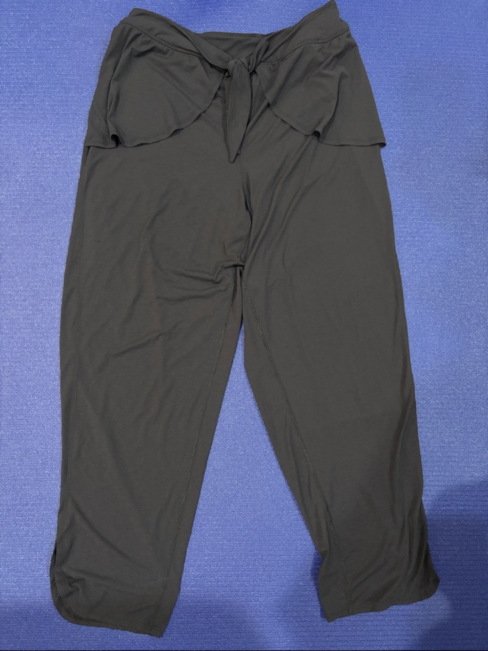 free people movement Black Tie-Waist Relaxed Pants